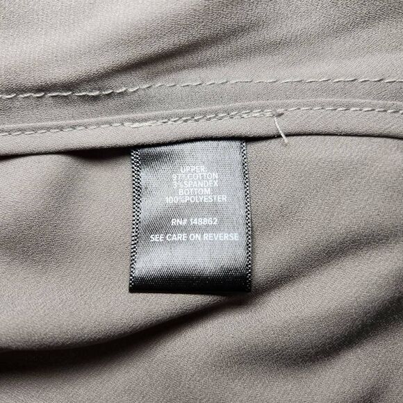 New Torrid Twill Chiffon Mix Military Peplum Jacket - Picture 9 of 12